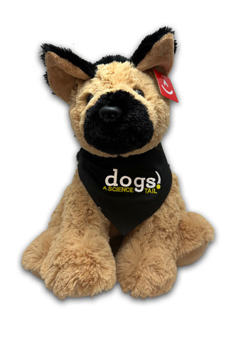 German Sheppard With Bandana 14"