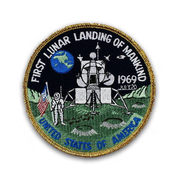 Apollo 11 Patch Iron Sew On Moon Landing Space NASA Astronaut Embroidered Badge - Foto 12