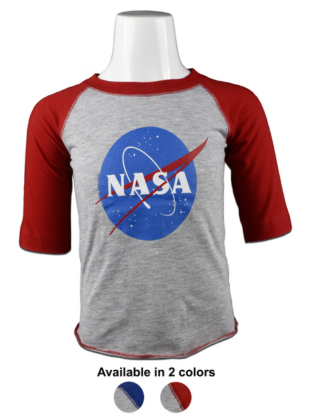 NASA 3/4 Sleeve – Space Shuttle Shirt Store Youth Endeavour