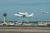 Endeavour Arrives at LAX Postcard