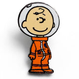 Astronaut Charlie Brown Pin