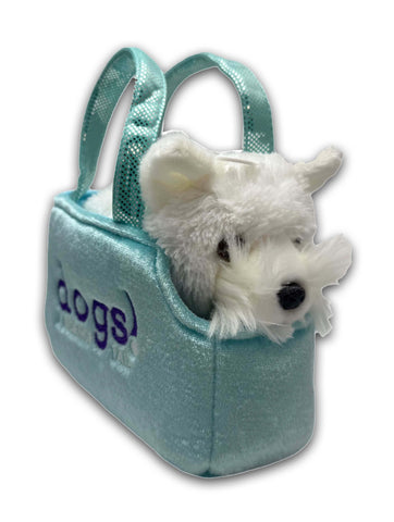 Dogs! Blue Purse