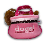 Dogs! Pink Polka Dot Purse