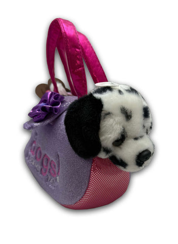 Dogs! Purple Purse