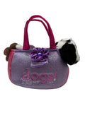 Dogs! Purple Purse