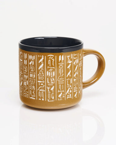 Hieroglyphics Carved 15oz Mug