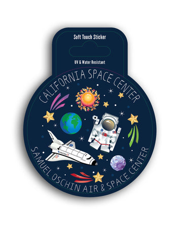 Space Samuel Oshin Air & Space Center Sticker