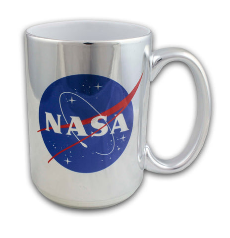 NASA Meatball Silver Mug