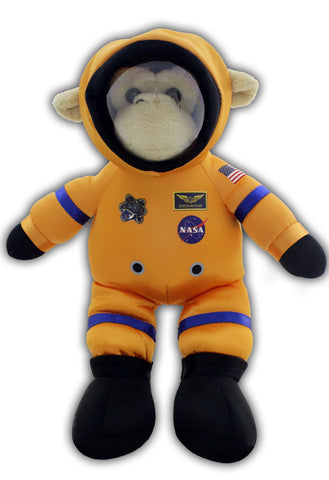 “ACES” Orange Plush Space Monkey