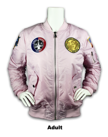 Nylon Bomber Jacket for Man in Pink Pp | Valentino US